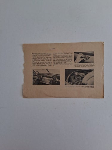 Kaiser 1949 Bilparad broschyr