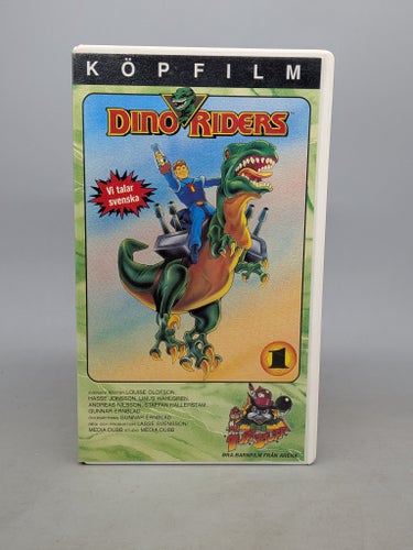 Dino-Riders / Dino Riders - Äventyret Börjar Vol 1 - Svenskt tal - VHS