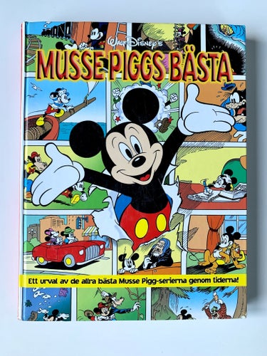 Walt Disneys Musse Piggs Bästa inbundet seriealbum på 256 sidor tryckt 2005