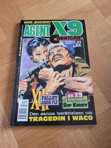 AGENT X9 Corrigan Dödlig Lek, 1994, nr 1