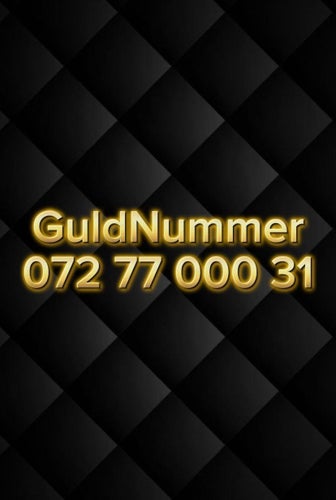 0727 7000 31 Guldnummer, (kan lätt flyttas till valfri operatör). Prissänkt!