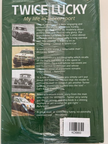 Twice Lucky: My life in motorsport af Stuart Turner, utgiven 2003