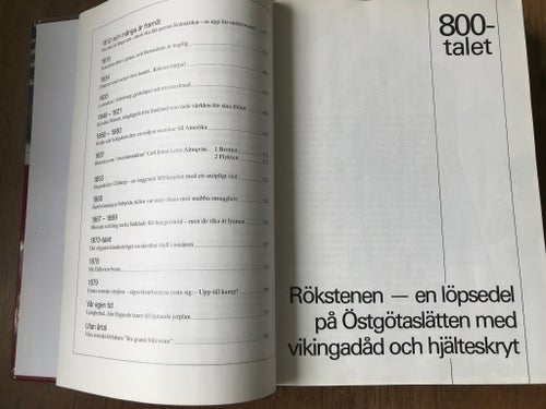 Intressant bok Svenska Äventyr 800-1710 1710-1780 och 1788-1900-talet