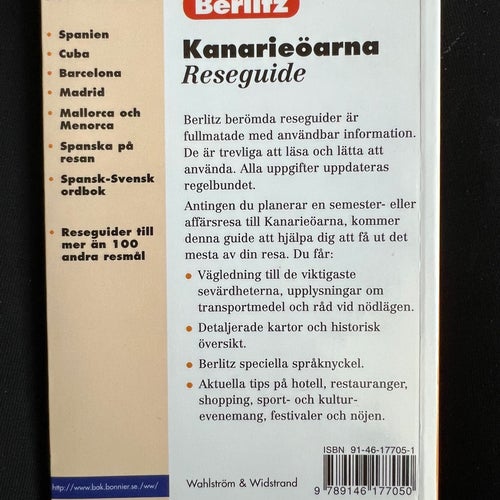Kanarieöarna Reseguide av Berlitz, 2000