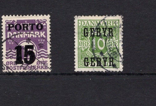 Danmark porto 32/Avgiftsmärke 1 – 100 kr. (149)