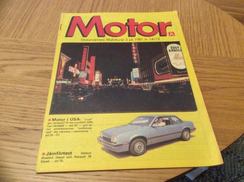 Motor Nr 14/15 1981 Datsun Bluebird,Renault,Vilken SAAB är bäst,