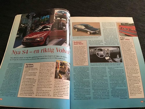 AUTO MOTOR & SPORT NR 10 1995 VOLVO S4,massa små bilar till sportbilar
