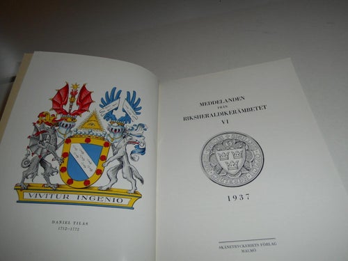 Meddelanden från Riksheraldikerämbetet VI 1937