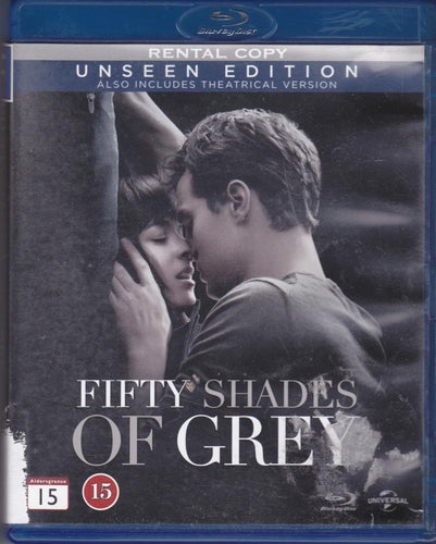 BluRay / Fifty Shades Of Grey / Unseen Edition / Nära nyskick / Ex-rental