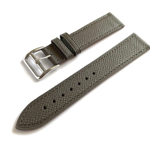 Klockband Läder Premium 20mm - Grå
