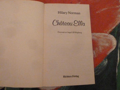 CHATEAU ELLA, HILARY NORMAN, BOK, POCKET