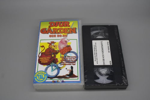 Djurgården och Bo-Ko - Cartoon - Tecknat - INPLASTAD (VHS)