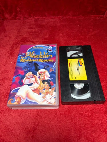 Aladdin och rövarnas konung, VHS! (Svensksåld)