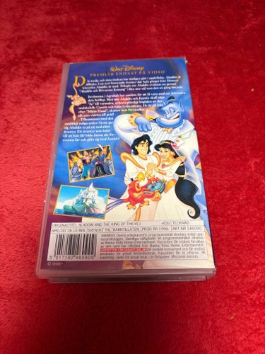 Aladdin och rövarnas konung, VHS! (Svensksåld)