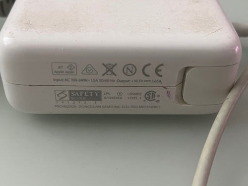 Apple 60W MagSafe 1 strömadapter. Original
