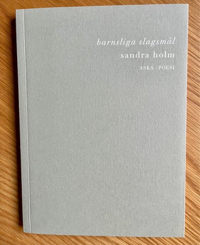 Barnsliga slagsmål - Sandra Holm