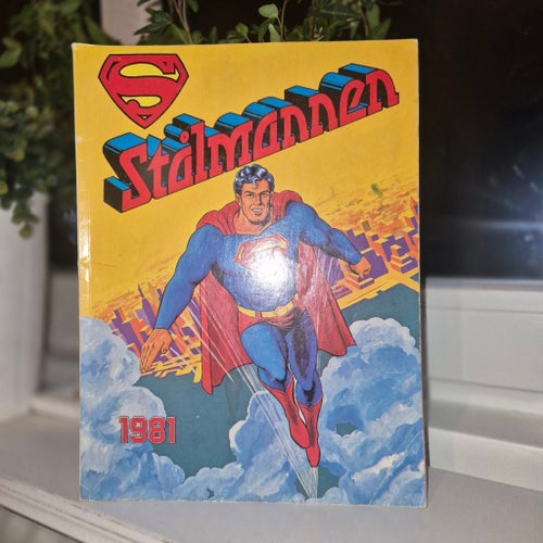 Serietidning Stålmannen - 1981 vintage retro