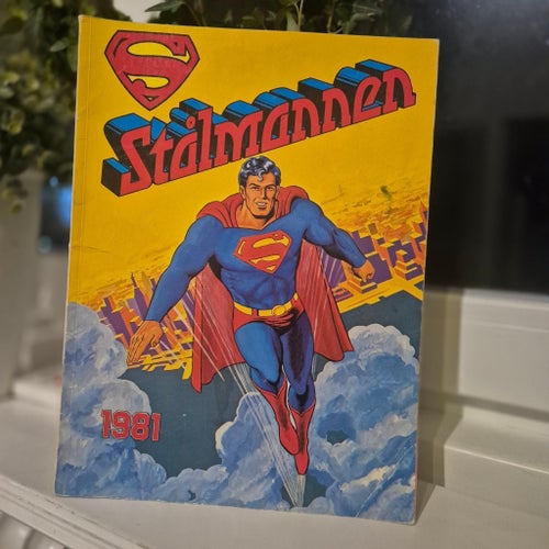 Serietidning Stålmannen - 1981 vintage retro