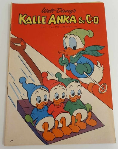 Kalle Anka & Co nr 2 1962 / Carl Barks / VG
