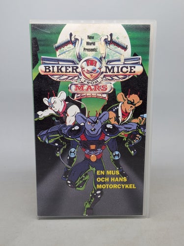 Biker Mice From Mars - En Mus och Hans Motorcykel - Svenskt tal - VHS