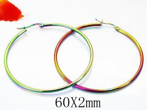 ByGranhult –Hoop örhängen – Rainbow 60 mm