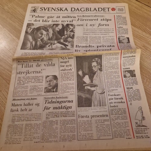 Svenska Dagbladet 9 maj 1974