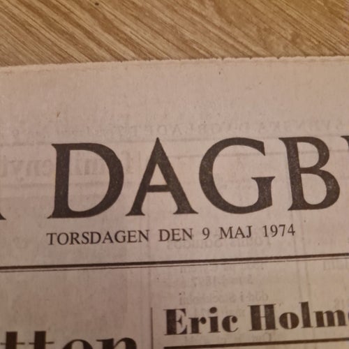 Svenska Dagbladet 9 maj 1974