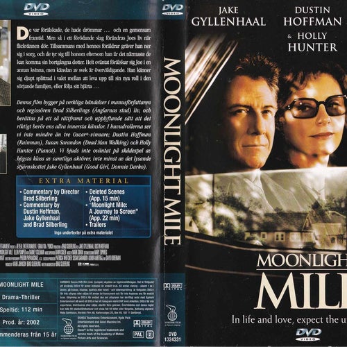 DVD - MOONLIGHT MILE - SÖNDAGSFILMEN