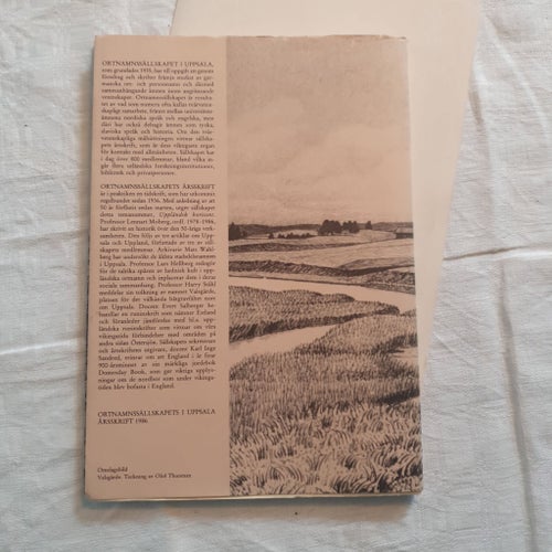 Uppländsk Horisont Ortnamnssällskapet i Uppsala 1935-1985