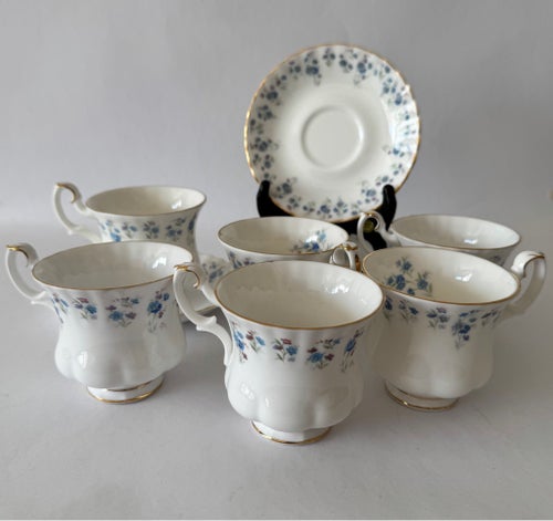 ROYAL ALBERT, 6 ST. KAFFEKOPPAR ”MEMORY LANE”