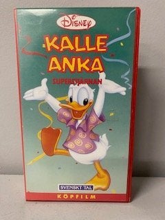 Kalle Anka Superstjärnan VHS