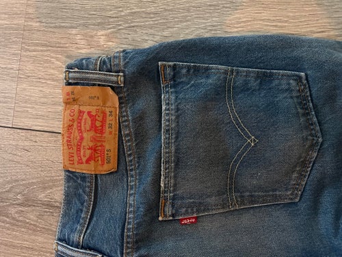 Levi's blå jeans, storlek W 32 L 34