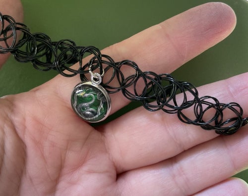 Choker Slytherin Tattoo Harry Potter Hogwarts Hallows Elevhem