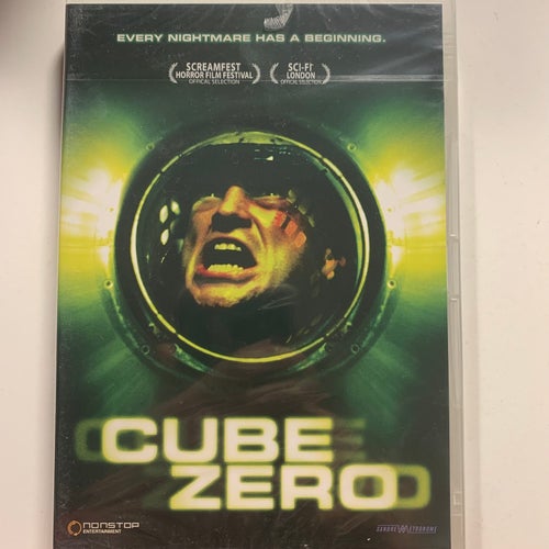 CUBE ZERO. DVD THRILLER / SCI-FI -04. INPLASTAD