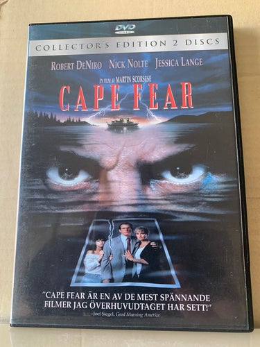 Cape fear, Robert De Niro, Collectors edition, 2 Dvd
