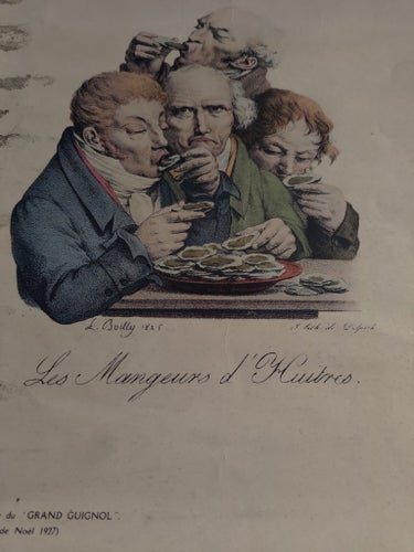 Tryck av Les Mangeurs d'Huîtres