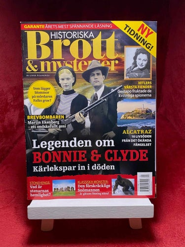 Historiska brott & Mysterier - Legenden om Bonnie & Clyde (Nr1/2018)