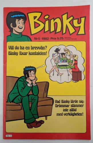 BINKY NR 5 /1982 BRA SKICK FINT SAMLINGSEXEMPLAR