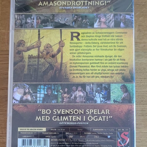 Amasonskvinnornas Guld NY INPLASTAD (Gold of the Amazon Women) (DVD)