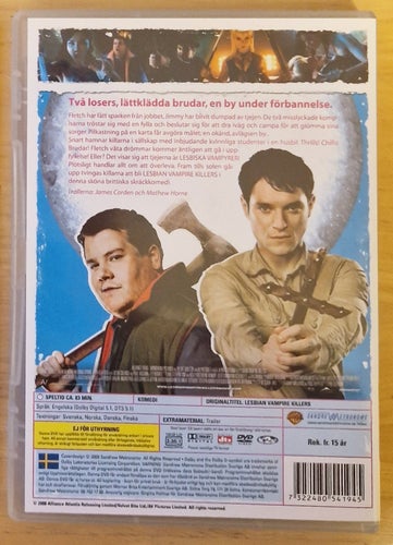 Lesbian Vampire Killers DVD / Svensk text
