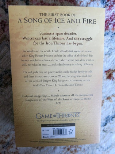 A Game of Thrones av George R.R. Martin, 2011