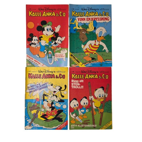 Kalle Anka & Co Serietidningar - 12 st 1982