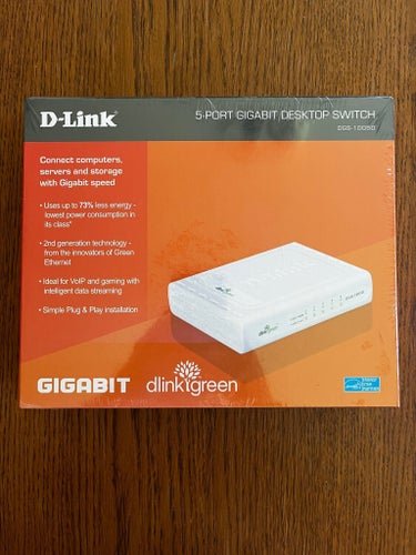 D-Link DGS-1005D 5-Port Gigabit Desktop Switch