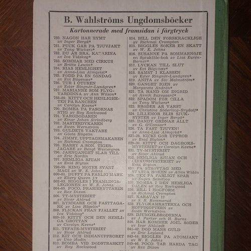 På strövtåg med Svarta Höken av Albin Widén, 1957