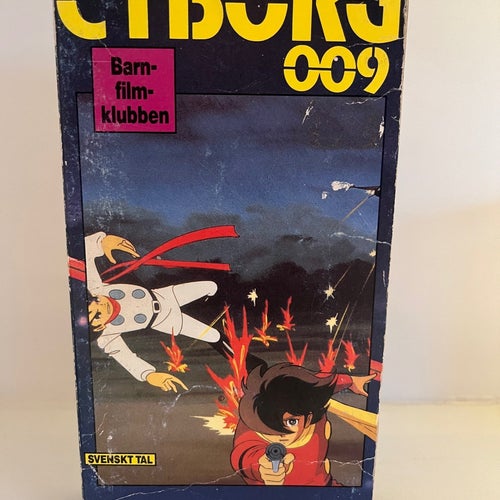 Cyborg 009 VHS NR 3016 Svenskt Tal