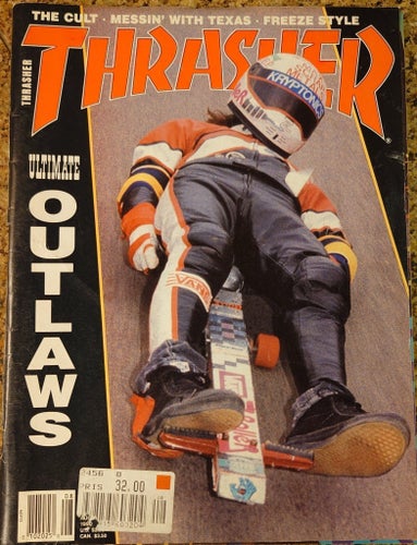 Thrasher Magazine - Skateboard - Skate - August 1990 - Vol.10, No.8 - Vintage
