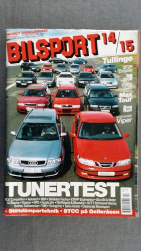 Bilsport 14/15 2003: Saab 9-3 Cab, Dodge Viper guide, Peugeot 206 RC, Tunertest