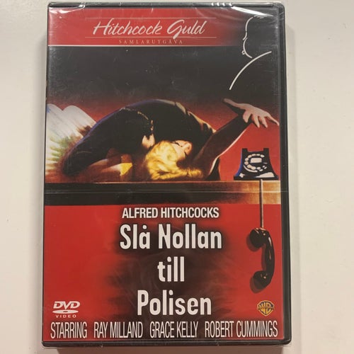 SLÅ NOLLAN TILL POLISEN.HITCHCOCK GULD. DVD THRILLER -54. INPLASTAD