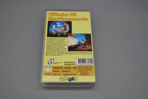 Tillbaka till Skattkammarön - Cartoon - Tecknat - INPLASTAD (VHS)