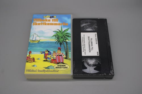 Tillbaka till Skattkammarön - Cartoon - Tecknat - INPLASTAD (VHS)